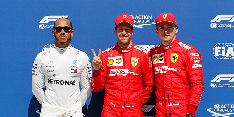 Ferrari revive en Canada. Vettel le roba la pole a Hamilton.