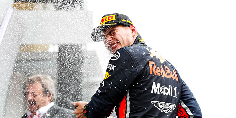 Max Verstappen logró su 2º triunfo de la temporada 2019 en una accidentada carrera en Alemania