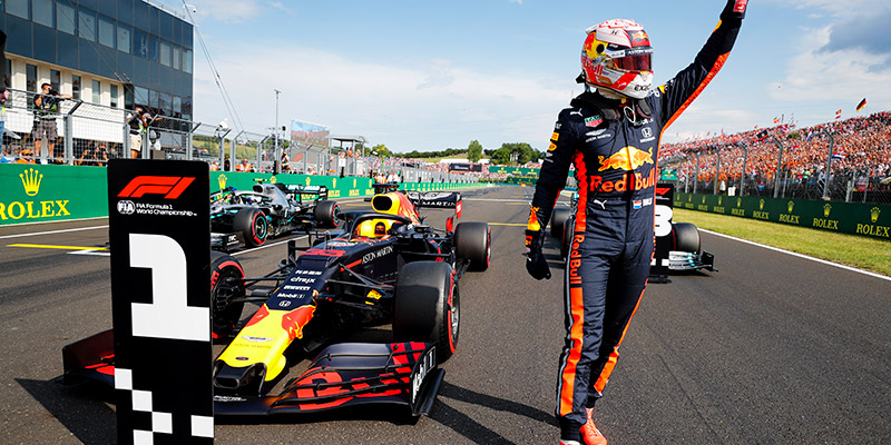 Verstappen imparable en Hungría, consigue la primer pole position de su carrera