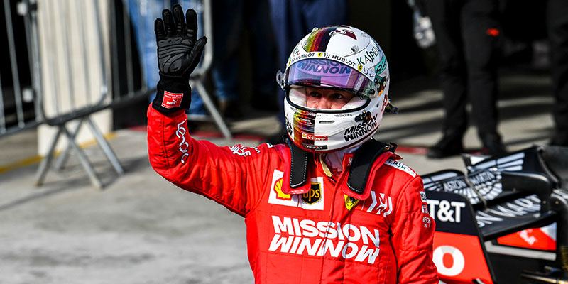 Verstappen desde la pole position en Interlagos 2019