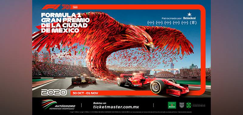 ¡Bienvenido FORMULA 1 GRAN PREMIO DE LA CIUDAD DE MÉXICO!