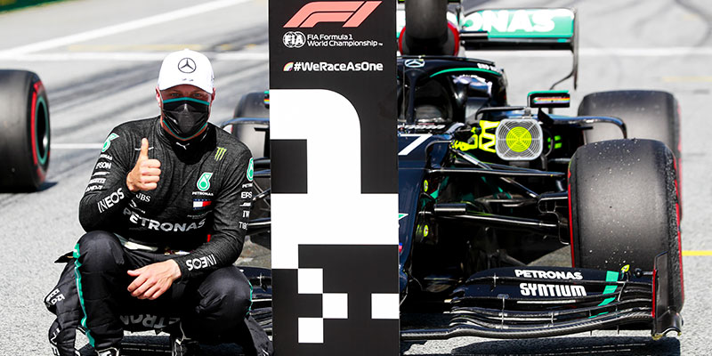 Bottas gana la primera Pole Position del campeonato 2020