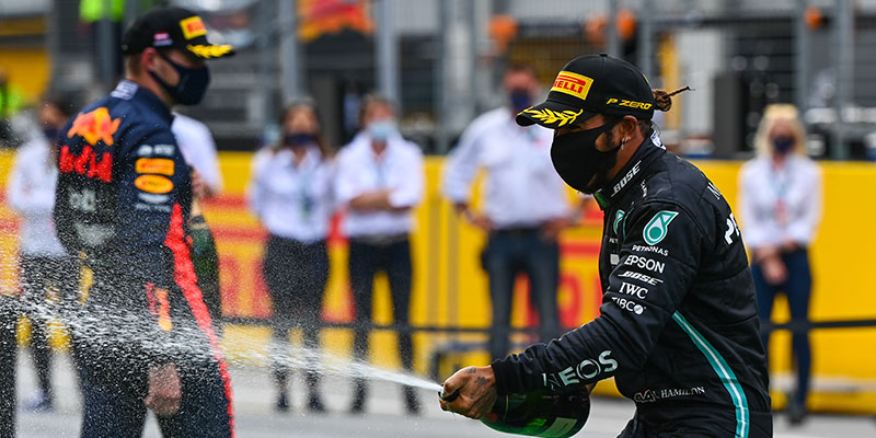 Hamilton ganó el GP de Estiria de forma dominante.