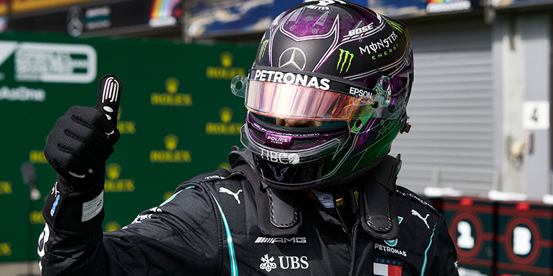 Hamilton obtuvo la pole position en Spa-Francorchamps siendo medio segundo más veloz que Bottas
