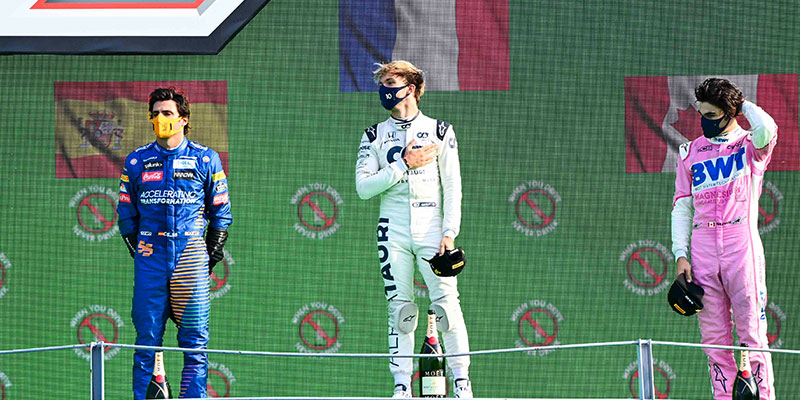 Gasly gana su 1ª carrera de Formula 1