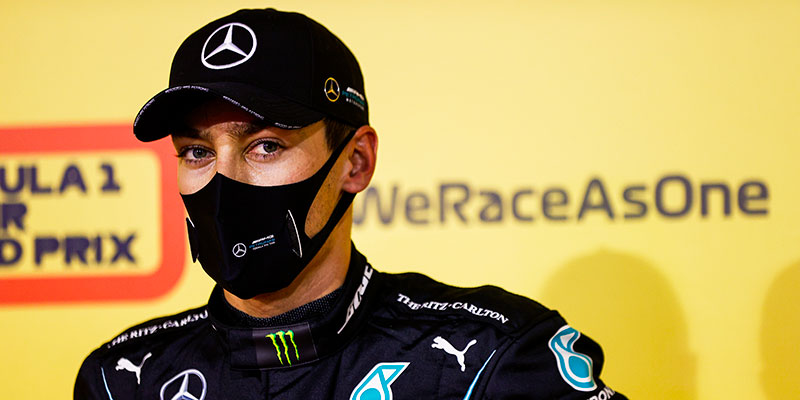 Bottas logró la pole para el GP de Sakhir superando por 0s026 a Russell