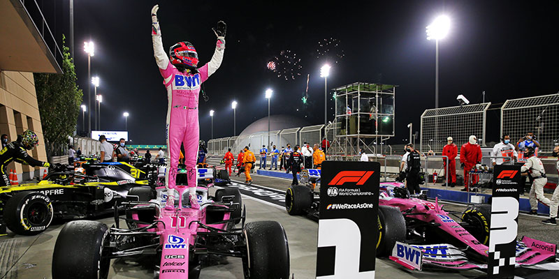 Primera victoria de ‘Checo’ Peréz en F1 en el GP de Sakhir