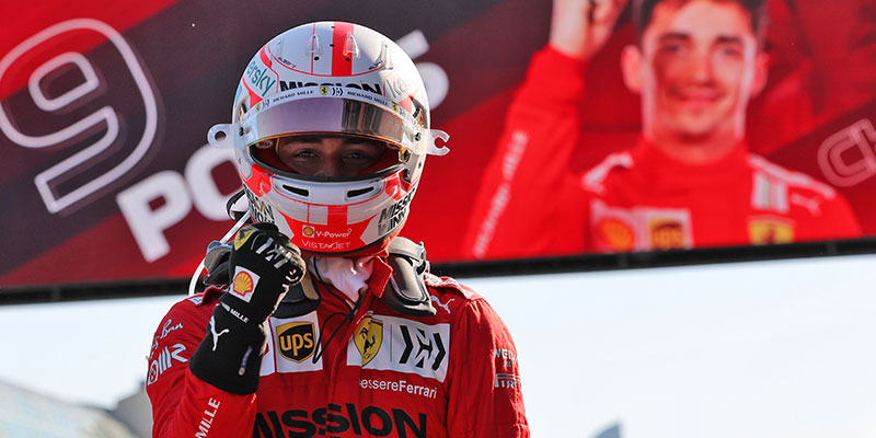 Leclerc gana su segunda pole position del campeonato 2021.