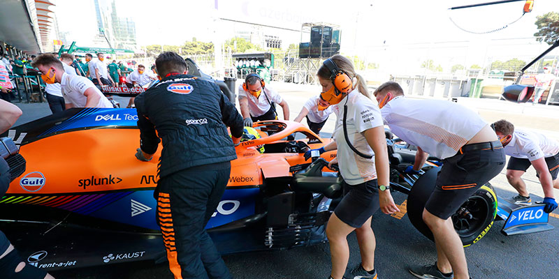 Leclerc gana su segunda pole position del campeonato 2021.