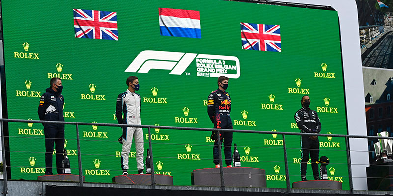 Verstappen gana el GP de Bélgica con solo tres vueltas y mitad de puntos