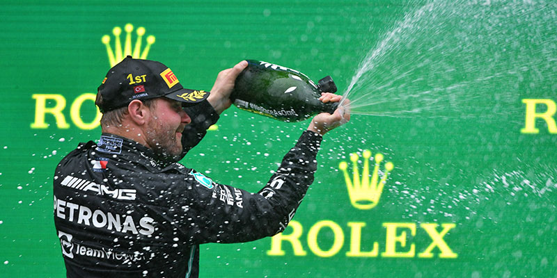 Bottas gana en el GP de Turquía acompañado de Verstappen y Pérez en el podio