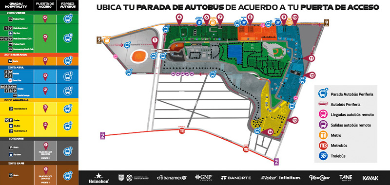 México GP presenta plan de movilidad en  coordinación con el Gobierno de la CDMX