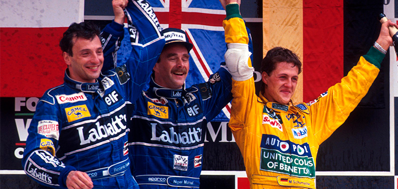 México GP celebra 30 años del primer  podio de Michael Schumacher en Formula 1