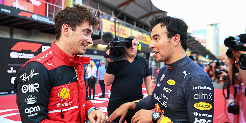 Leclerc logra la pole en Bakú; Pérez segundo