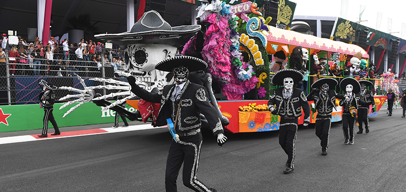 Así han sido las ceremonias  de inauguración del México GP