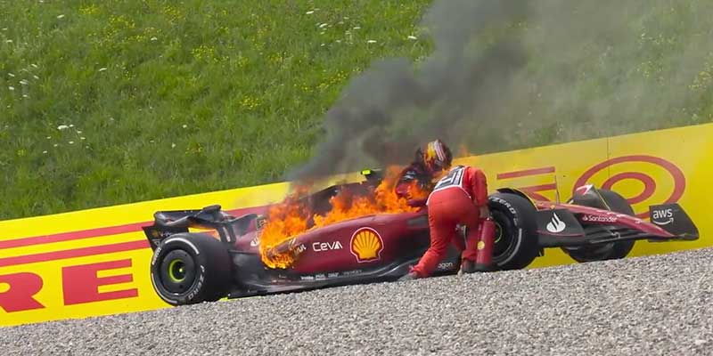 Leclerc gana en Austria con problemas en el acelerador