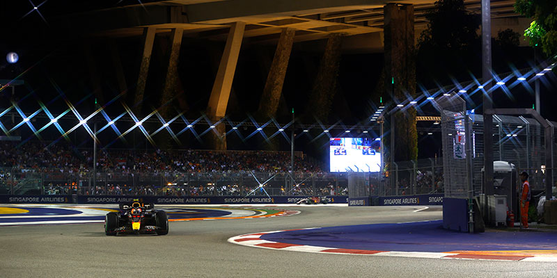 “Checo” Pérez gana el GP de Singapur