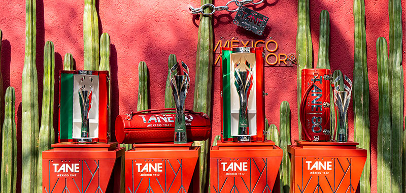 El trofeo del México GP, obra de TANE México 1942