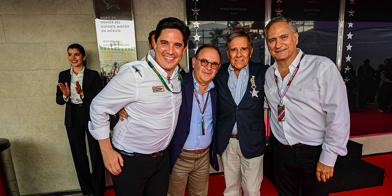 El México GP devela el Muro de  Honor del Deporte Motor en México