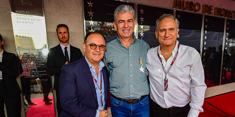 El México GP devela el Muro de  Honor del Deporte Motor en México