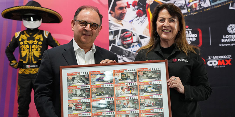 La Lotería Nacional celebra los 60 años de la F1 en México