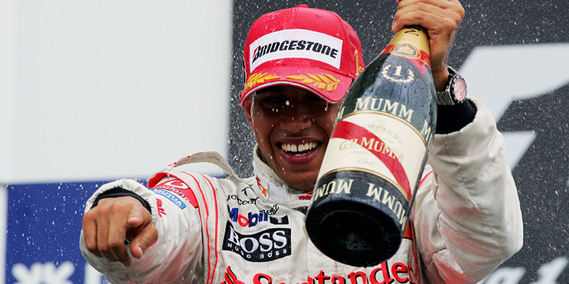Se cumplen 16 años del primer triunfo de Lewis Hamilton en Formula 1