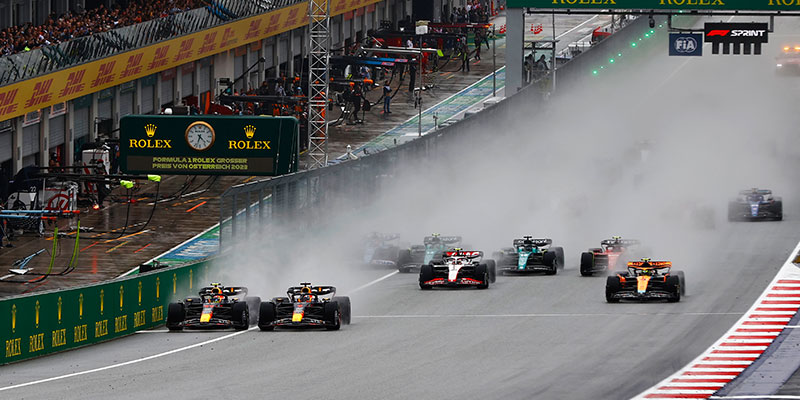 1-2 para Red Bull en la sprint del Gran Premio de Austria.