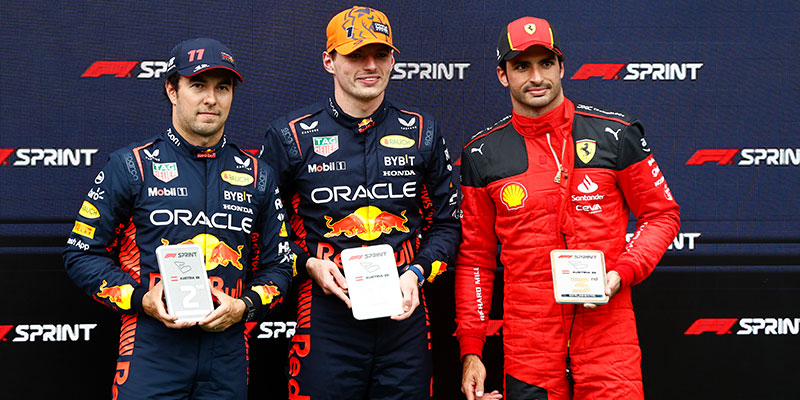 1-2 para Red Bull en la sprint del Gran Premio de Austria.