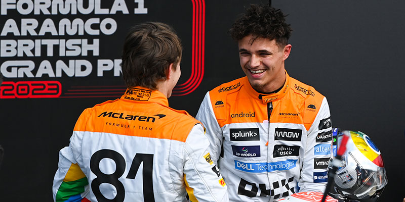 Verstappen logra la pole en Silverstone seguido por los McLaren