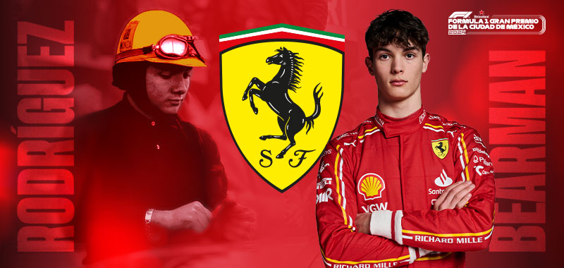 Oliver Bearman superará a Ricardo Rodríguez como el piloto más joven en debutar con Ferrari en Formula 1