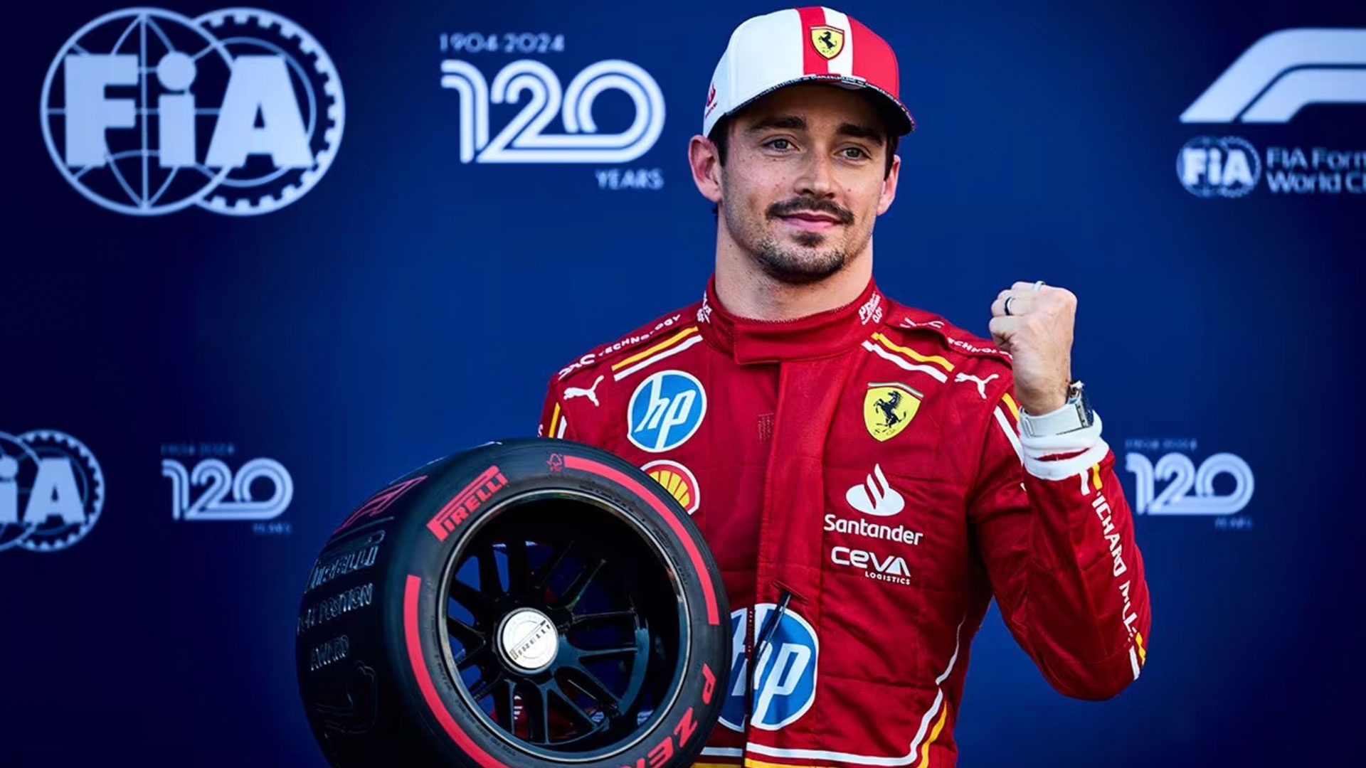 Leclerc se llevó la pole en casa