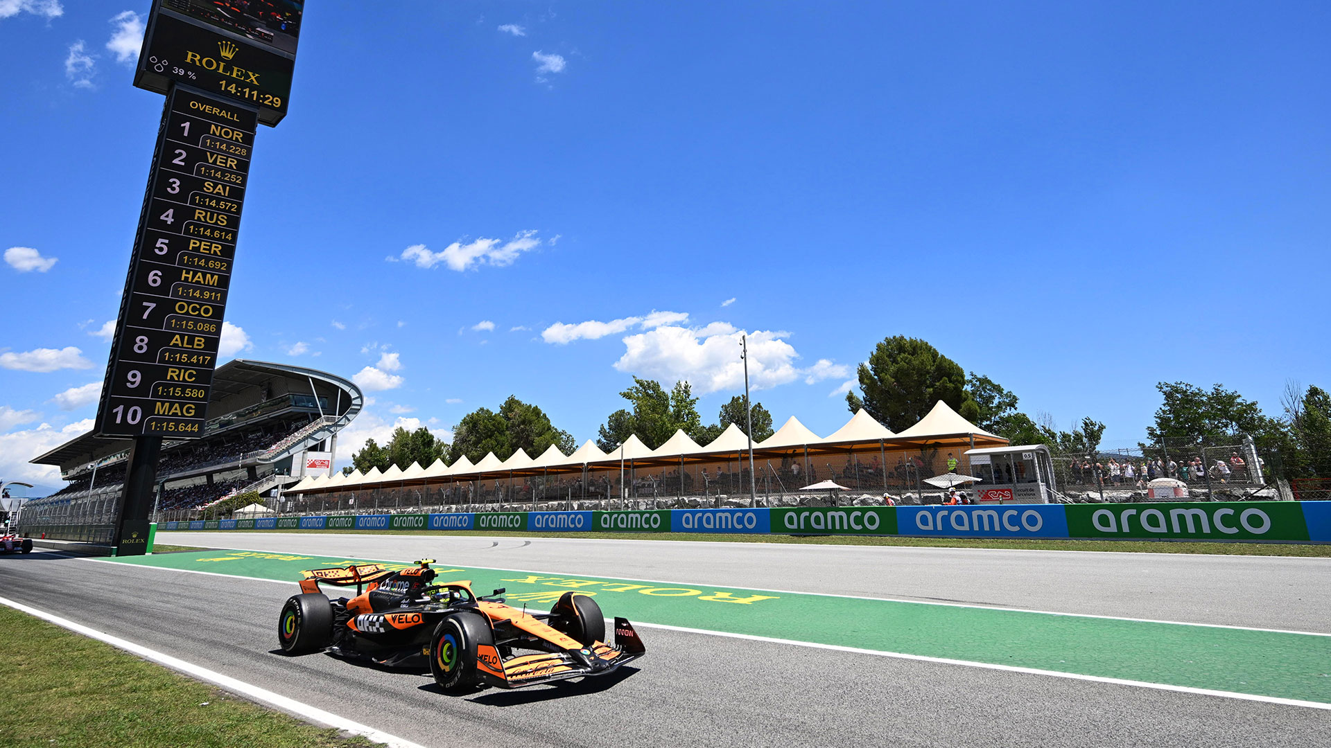 Norris gana la Pole en el GP de España